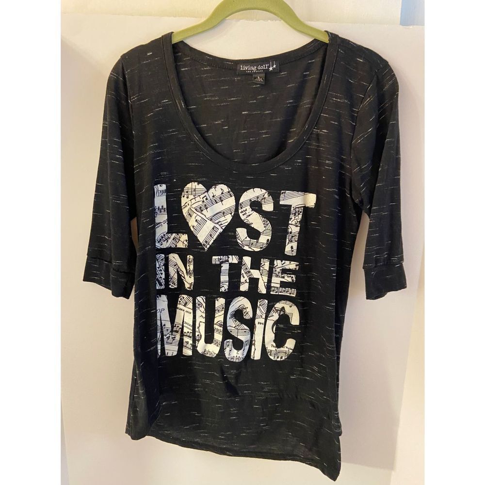 Living dolls Music shirt large‎